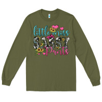 Army Green little miss sassy pants Long Sleeve Tee - JahusDesignShop