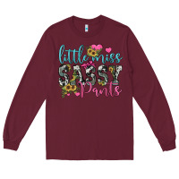 Burgundy little miss sassy pants Long Sleeve Tee - JahusDesignShop