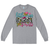 Heather Grey little miss sassy pants Long Sleeve Tee - JahusDesignShop