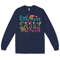 Navy little miss sassy pants Long Sleeve Tee - JahusDesignShop