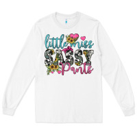 White little miss sassy pants Long Sleeve Tee - JahusDesignShop