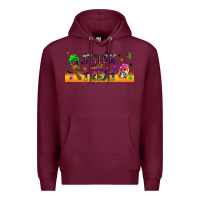 Burgundy thick and a treat libbey glass Premium Hoodie - BundleAndBundleShop