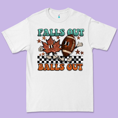 Falls Out Balls Out Premium Tee Designed By Barkaloodesign