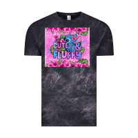 Cloud Black cute and fluffy stitch Vintage Tee - Zillion Design Studio