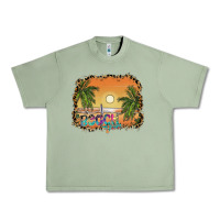Oil Green beach vibes Urban Heavy Tee - SublimationCraftShop