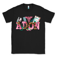 Black adon nurse Classic Tee - AdoDesignShop