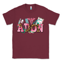 Burgundy adon nurse Classic Tee - AdoDesignShop