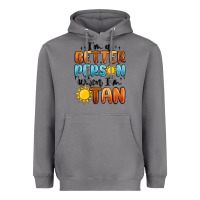 Storm im better person when im tan Heavyweight Hoodie - MaliasSmallBusiness
