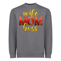 Storm wife mom boss Heavyweight Sweatshirt - texasbilliewilder