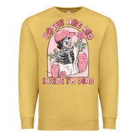 Antique Gold roses are red inside i'm dead Premium Sweatshirt - MaliasSmallBusiness
