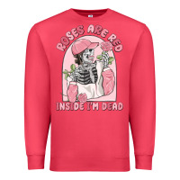Cardinal roses are red inside i'm dead Premium Sweatshirt - MaliasSmallBusiness
