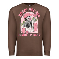 Chestnut roses are red inside i'm dead Premium Sweatshirt - MaliasSmallBusiness