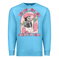 Ocean Blue roses are red inside i'm dead Premium Sweatshirt - MaliasSmallBusiness