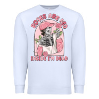 White roses are red inside i'm dead Premium Sweatshirt - MaliasSmallBusiness