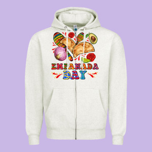 Empanada Day Zipper Hoodie Designed By Adodesignshop
