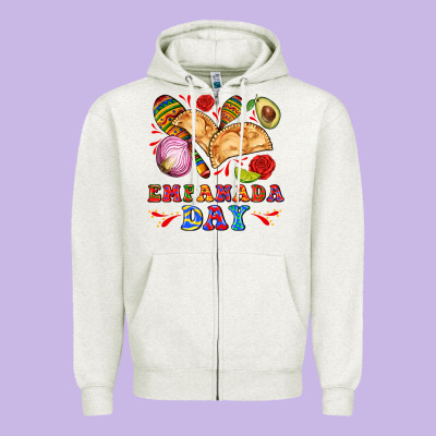 Empanada Day Zipper Hoodie Designed By Adodesignshop