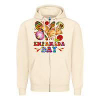 Sandshell empanada day Zipper Hoodie - AdoDesignShop