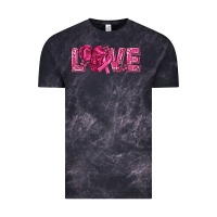 Cloud Black Breast Cancer Love Vintage Tee - texasbilliewilder