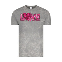 Cloud Rock Breast Cancer Love Vintage Tee - texasbilliewilder