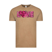 Vintage Coffee Breast Cancer Love Vintage Tee - texasbilliewilder