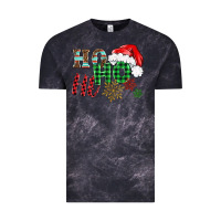 Cloud Black ho ho ho christmas Vintage Tee - BarkalooDesign
