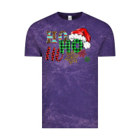 Cloud Purple ho ho ho christmas Vintage Tee - BarkalooDesign