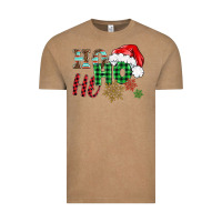 Vintage Coffee ho ho ho christmas Vintage Tee - BarkalooDesign
