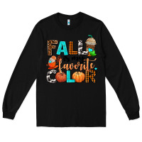 Black fall is my favorite color Long Sleeve Tee - AdoDesignShop