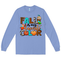 Colony Blue fall is my favorite color Long Sleeve Tee - AdoDesignShop