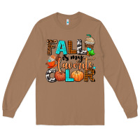 Toasted Coconut fall is my favorite color Long Sleeve Tee - AdoDesignShop