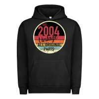 Pigment Black 15th Birthday gift Vintage 2004 Urban Hoodie - Bettercallsaul