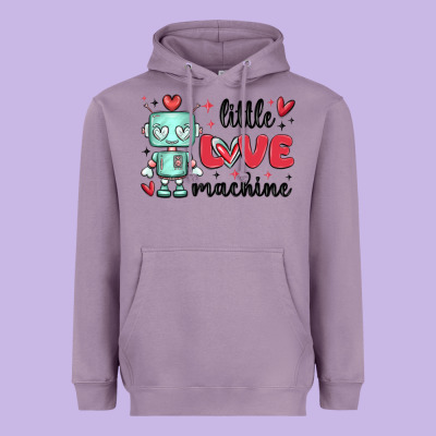 Little Love Machine Heavyweight Hoodie Designed By Maliassmallbusiness