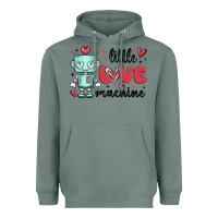 Sage little love machine Heavyweight Hoodie - MaliasSmallBusiness