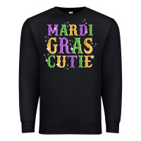 Black mardi gras cutie Premium Sweatshirt - MaliasSmallBusiness