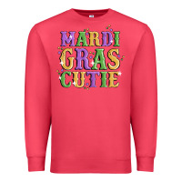 Cardinal mardi gras cutie Premium Sweatshirt - MaliasSmallBusiness