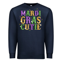 Navy mardi gras cutie Premium Sweatshirt - MaliasSmallBusiness