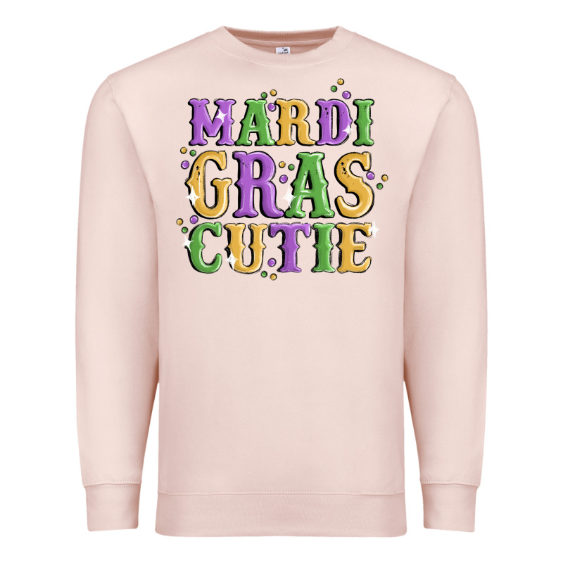 Mardi Gras Cutie Premium Sweatshirt by MaliasSmallBusiness | Teevron