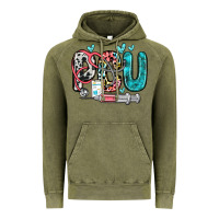 Vintage Olive pcu Vintage Hoodie - Zillion Design Studio