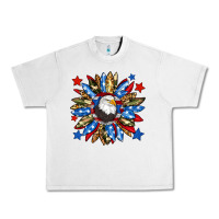 Lunar Rock American flag sunflower Urban Heavy Tee - Neo Western