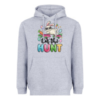 Heather Grey on the hunt easter Heavyweight Hoodie - MaliasSmallBusiness