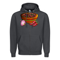 Smoke chilli con carne Zipper Hoodie - AdoDesignShop