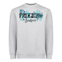 Heather Grey it's freezing season winter Heavyweight Sweatshirt - RanaPortraitStore