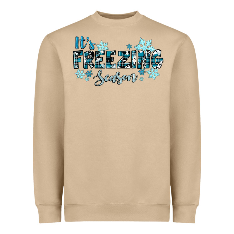 It's Freezing Season Winter Heavyweight Sweatshirt by RanaPortraitStore | Teevron