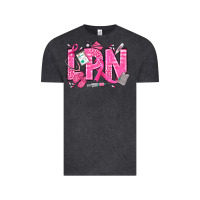 Vintage Black Breast Cancer LPN Licensed Practical Nurse Vintage Tee - texasbilliewilder