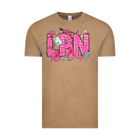 Vintage Coffee Breast Cancer LPN Licensed Practical Nurse Vintage Tee - texasbilliewilder
