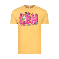 Vintage Mustard Breast Cancer LPN Licensed Practical Nurse Vintage Tee - texasbilliewilder