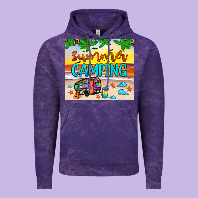 Summer Camping Vintage Hoodie Designed By Jahusdesignshop