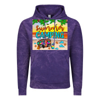 Cloud Purple summer camping Vintage Hoodie - JahusDesignShop