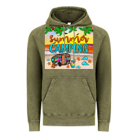 Vintage Olive summer camping Vintage Hoodie - JahusDesignShop