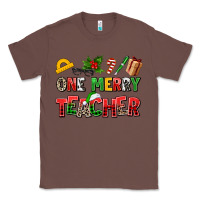 Chestnut one merry teacher Classic Tee - AdoDesignShop